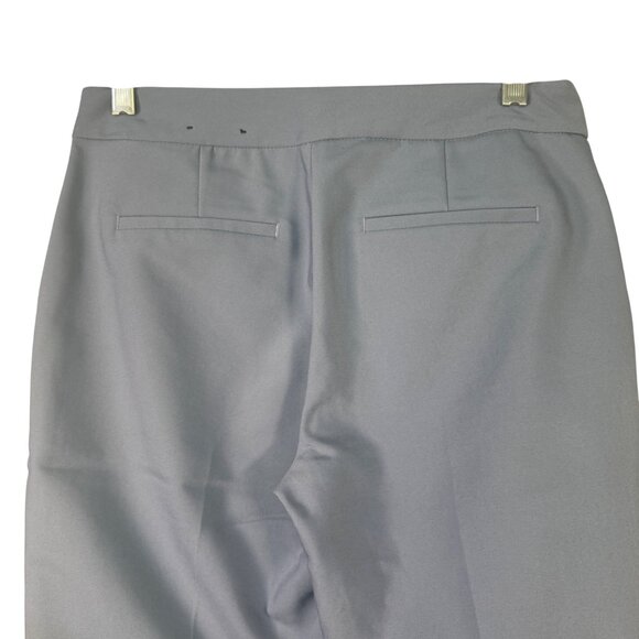 Express Womens Columnist Barely Boot Mid Rise Pants Size 2 Blue Polyester Blend - Picture 4 of 7